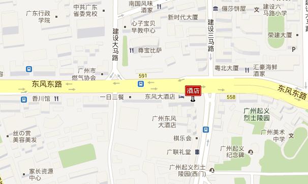 自驾车路线示意图