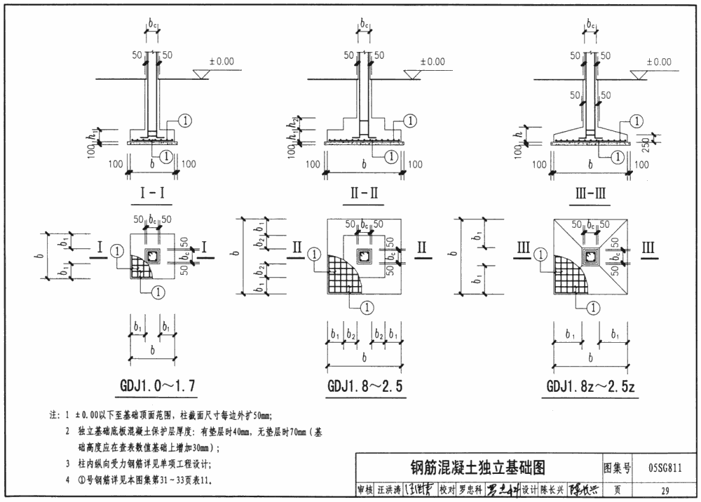 05SG811:条形基础