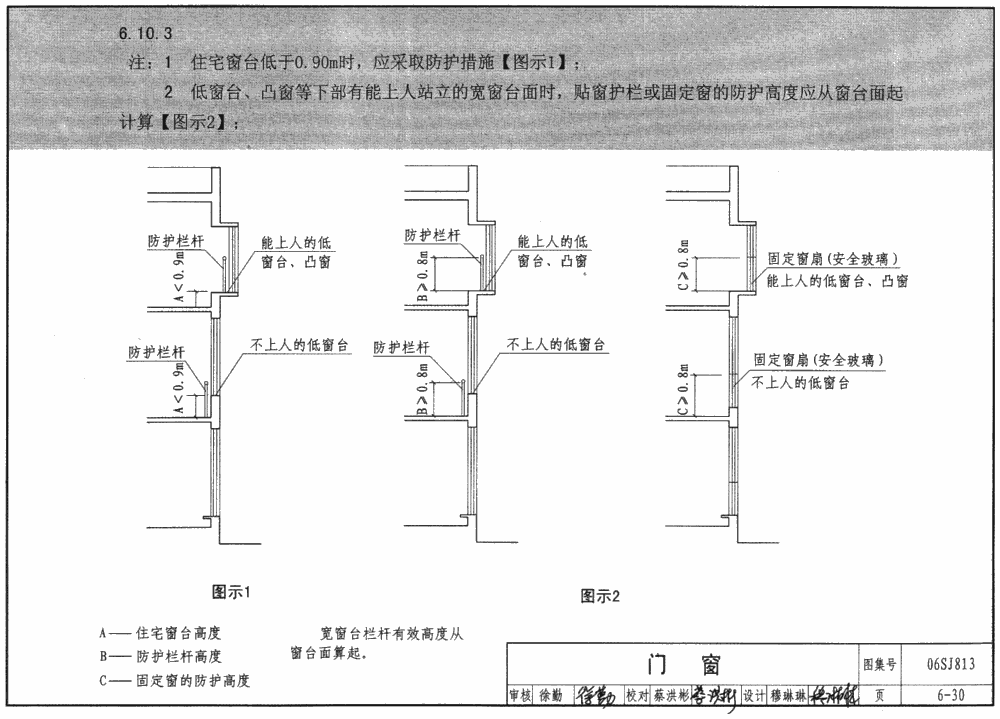 06sj813:《民用建筑设计通则》图示