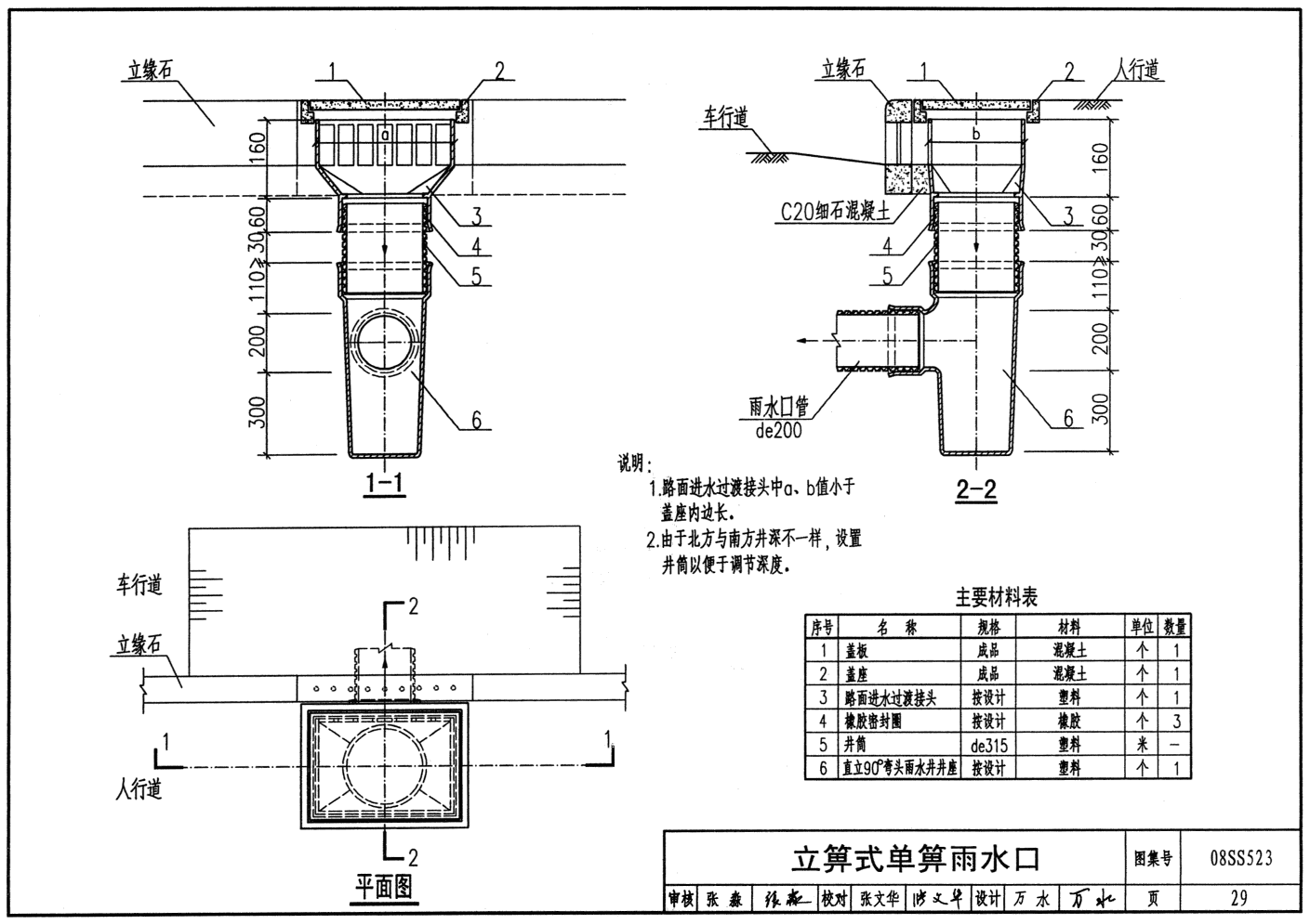 08SS523:建筑小区塑料排水检查井 - 国家建筑