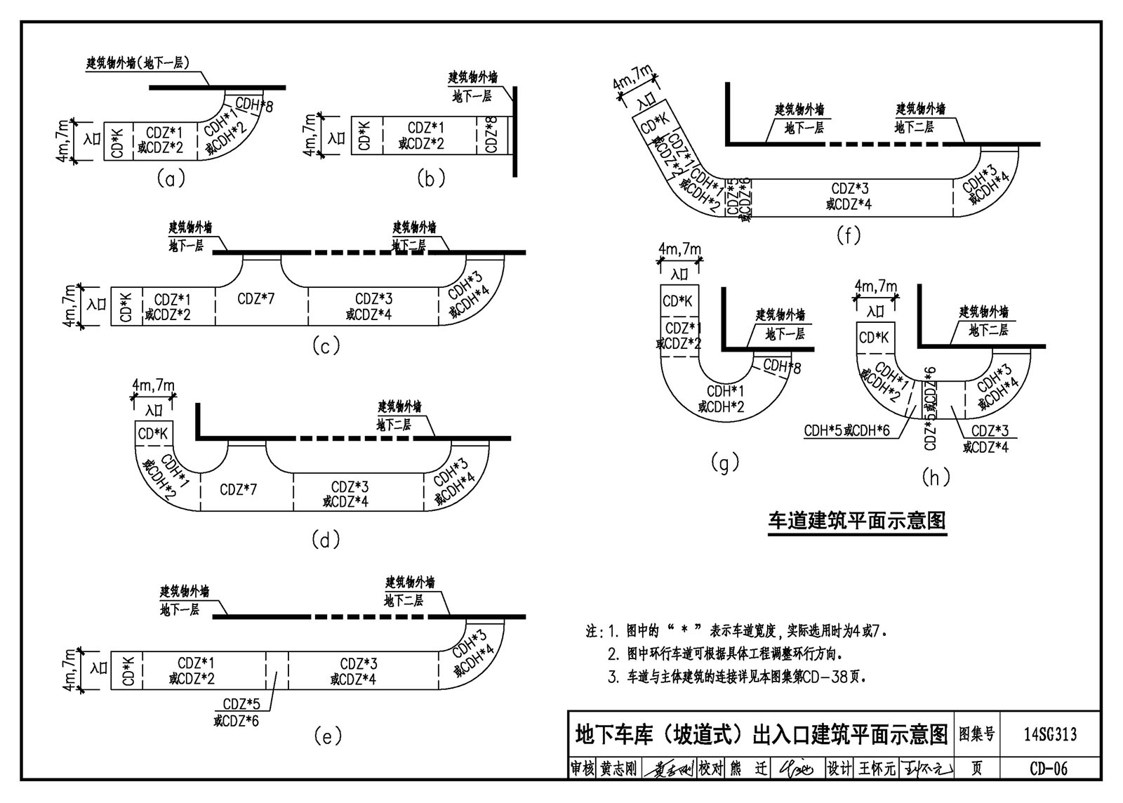 14SG313:老虎窗、采光井、地下车库(坡道式)